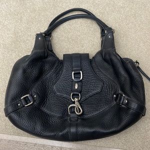 Cole Haan Pebbled Leather Black Bag vintage